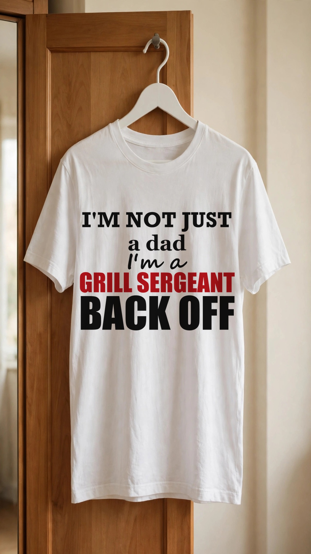 I'm not just a dad I'm a Grill Sergeant Back Off
